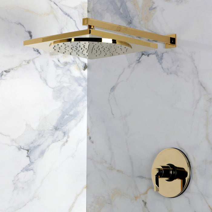 Kingston NuvoFusion KB8332NDLSO Single-Handle Pressure Balanced Shower Faucet, Polished Brass
