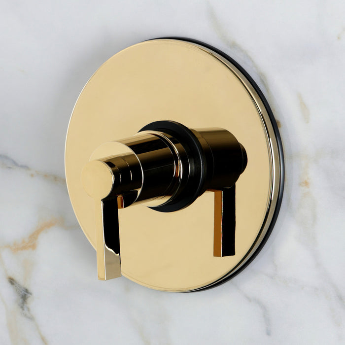 Kingston NuvoFusion KB8332NDLSO Single-Handle Pressure Balanced Shower Faucet, Polished Brass