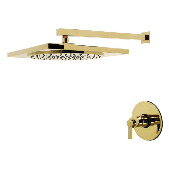 Kingston NuvoFusion KB8332NDLSO Single-Handle Pressure Balanced Shower Faucet, Polished Brass