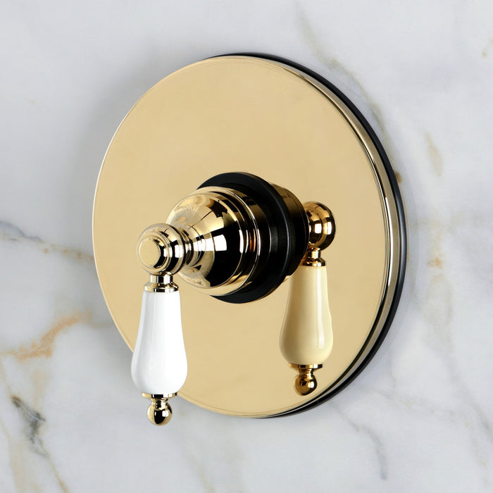 Kingston Victorian KB8332PLSO Single-Handle Pressure Balanced Shower Faucet, Polished Brass