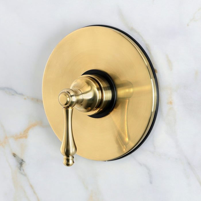 Kingston Restoration KB8337ALSO Single-Handle Pressure Balanced Shower Faucet, Brushed Brass