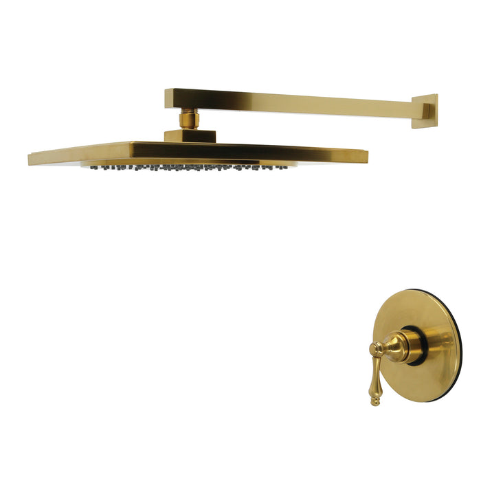 Kingston Restoration KB8337ALSO Single-Handle Pressure Balanced Shower Faucet, Brushed Brass