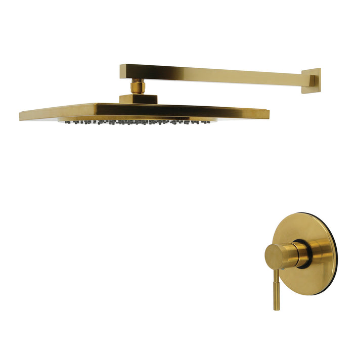 Kingston Concord KB8337DLSO Single-Handle Pressure Balanced Shower Faucet, Brushed Brass