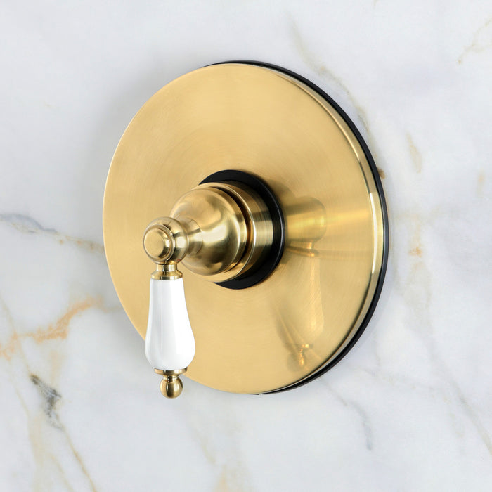 Kingston Victorian KB8337PLSO Single-Handle Pressure Balanced Shower Faucet, Brushed Brass