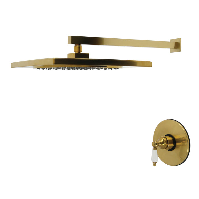 Kingston Victorian KB8337PLSO Single-Handle Pressure Balanced Shower Faucet, Brushed Brass