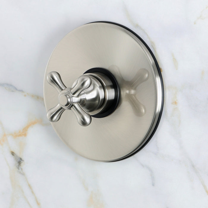 Kingston Restoration KB8338AXSO Single-Handle Pressure Balanced Shower Faucet, Brushed Nickel
