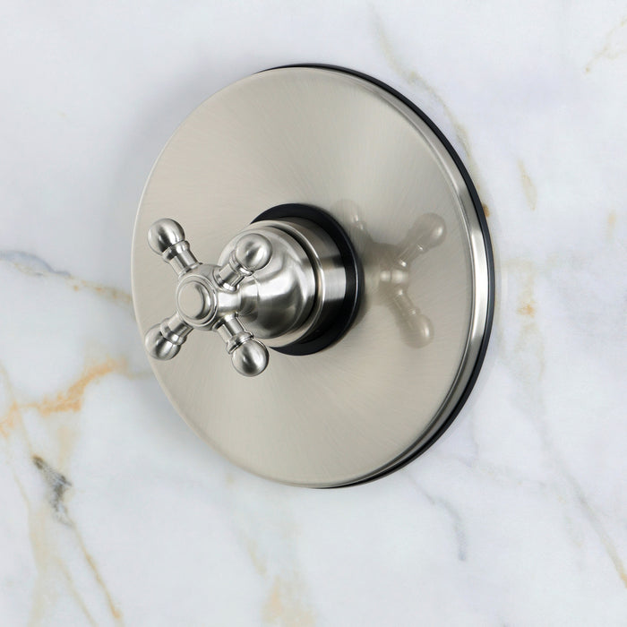 Kingston Metropolitan KB8338BXSO Single-Handle Pressure Balanced Shower Faucet, Brushed Nickel