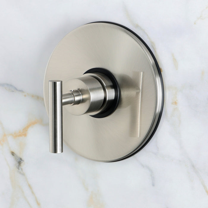 Kingston Manhattan KB8338CMLSO Single-Handle Pressure Balanced Shower Faucet, Brushed Nickel