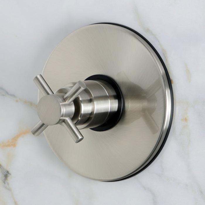Kingston Concord KB8338DXSO Single-Handle Pressure Balanced Shower Faucet, Brushed Nickel