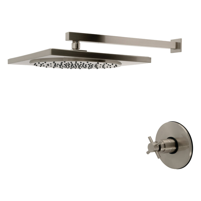 Kingston Concord KB8338DXSO Single-Handle Pressure Balanced Shower Faucet, Brushed Nickel