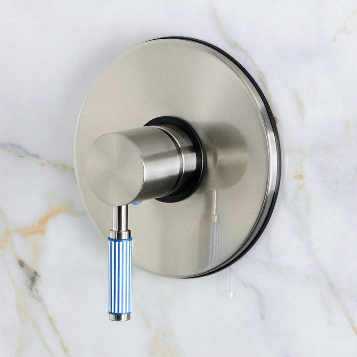 Kingston Verona KB8338KPSSO Single-Handle Pressure Balanced Shower Faucet, Brushed Nickel