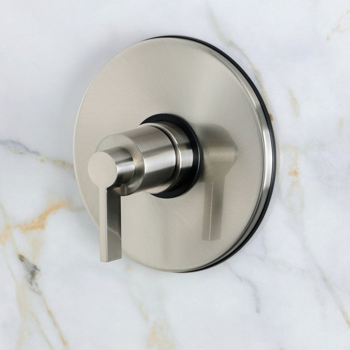 Kingston NuvoFusion KB8338NDLSO Single-Handle Pressure Balanced Shower Faucet, Brushed Nickel