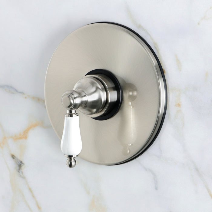 Kingston Victorian KB8338PLSO Single-Handle Pressure Balanced Shower Faucet, Brushed Nickel