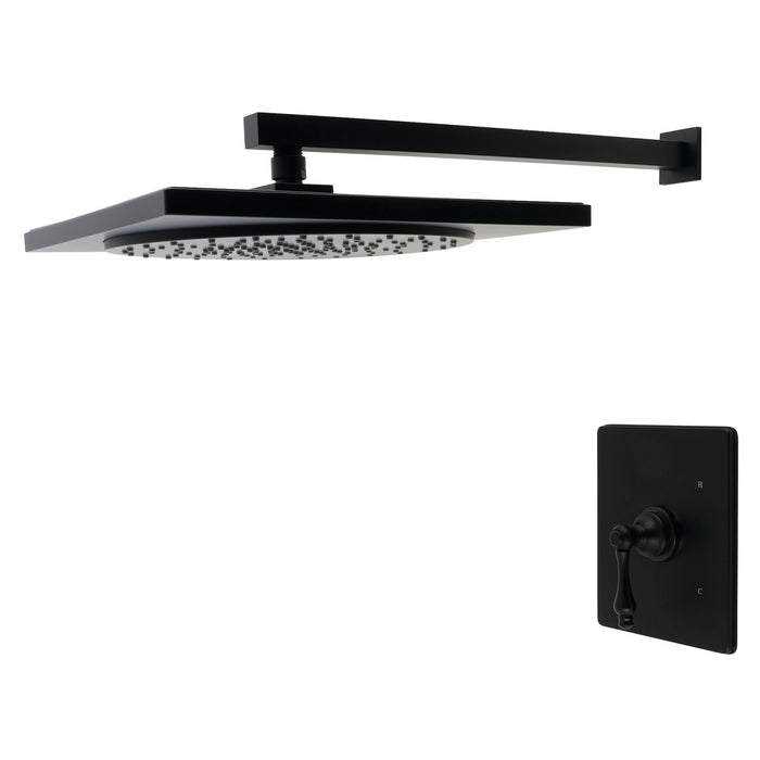 Kingston Sona KB8340ALSO - Restoration Single-Handle Pressure Balanced Shower Faucet, Matte Black