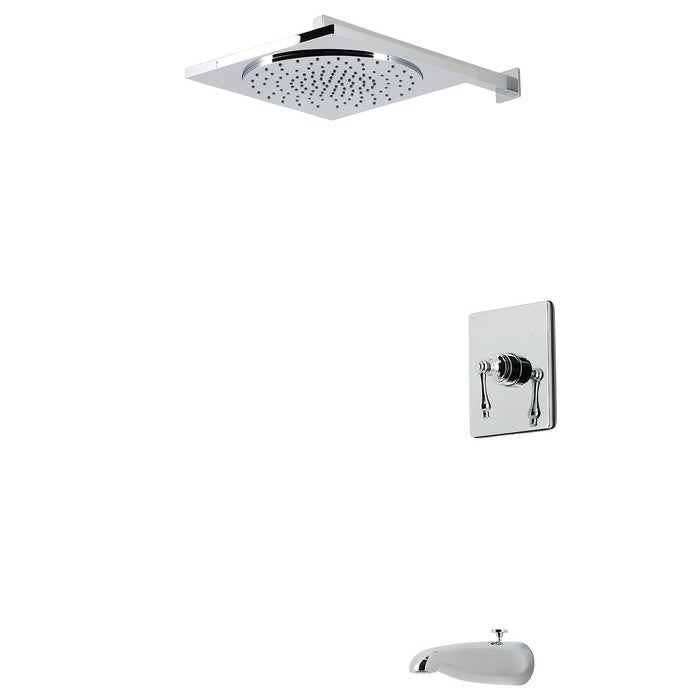 Kingston Restoration KB8341AL Single-Handle Pressure Balanced Tub and Shower Faucet, Polished Chrome