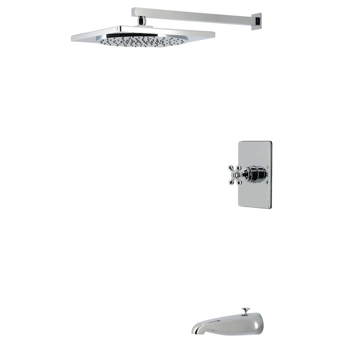 Kingston Restoration KB8341AX Single-Handle Pressure Balanced Tub and Shower Faucet, Polished Chrome