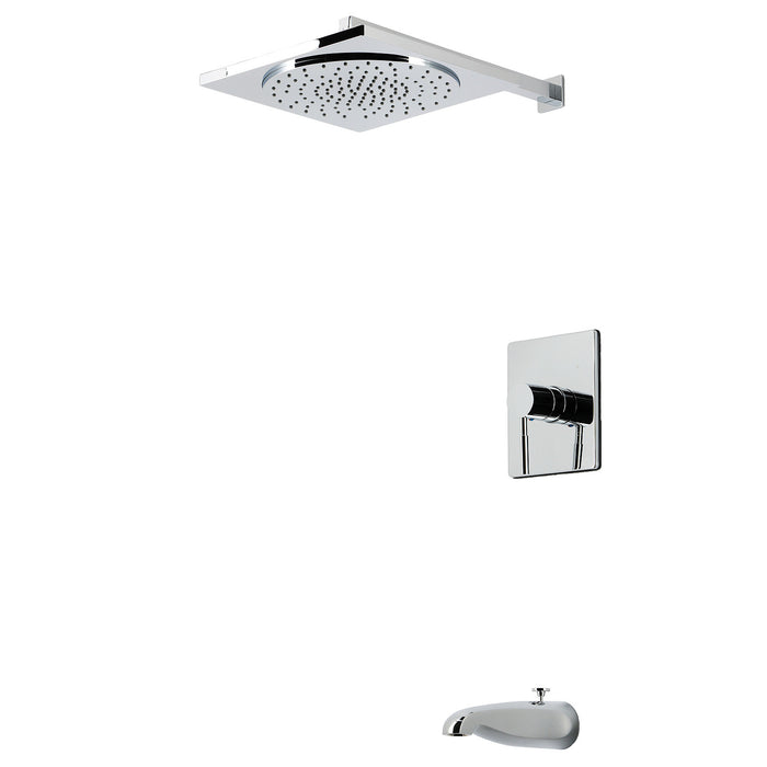 Kingston Concord KB8341DL Single-Handle Pressure Balanced Tub and Shower Faucet, Polished Chrome