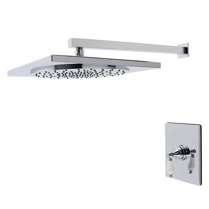 Kingston Tulare KB8341PLSO - Victorian Single-Handle Pressure Balanced Shower Faucet, Polished Chrome