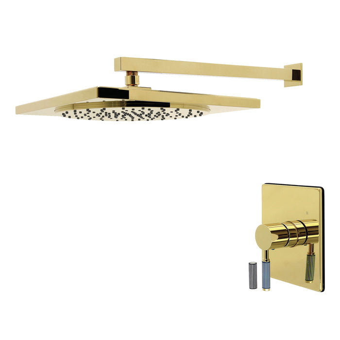 Kingston Verona KB8342KPSSO Single-Handle Pressure Balanced Shower Faucet, Polished Brass