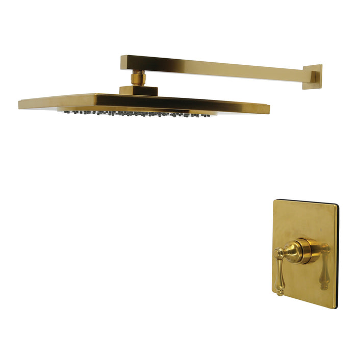 Kingston Sona KB8347ALSO - Restoration Single-Handle Pressure Balanced Shower Faucet, Brushed Brass