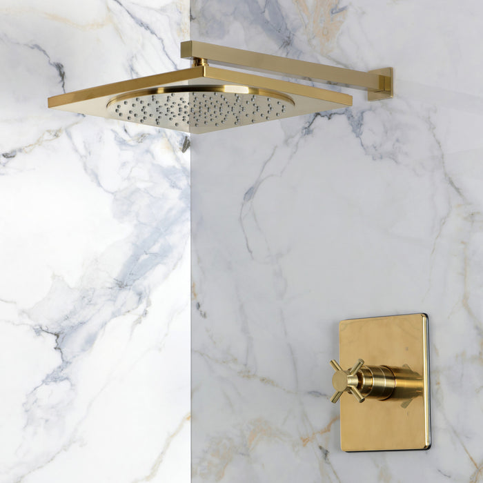 Kingston Sona KB8347DXSO - Concord Single-Handle Pressure Balanced Shower Faucet, Brushed Brass