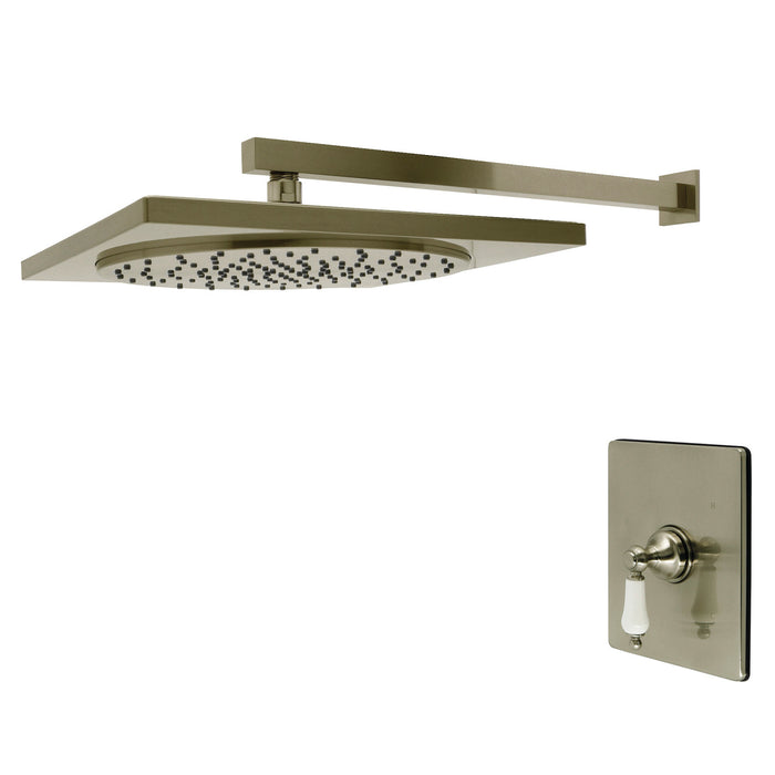 Kingston Tulare KB8348PLSO - Victorian Single-Handle Pressure Balanced Shower Faucet, Brushed Nickel