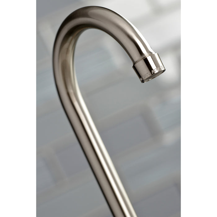 Kingston Tulare KB8498DX - Concord Two-Handle 2-Hole Deck Mount Bar Faucet, Brushed Nickel