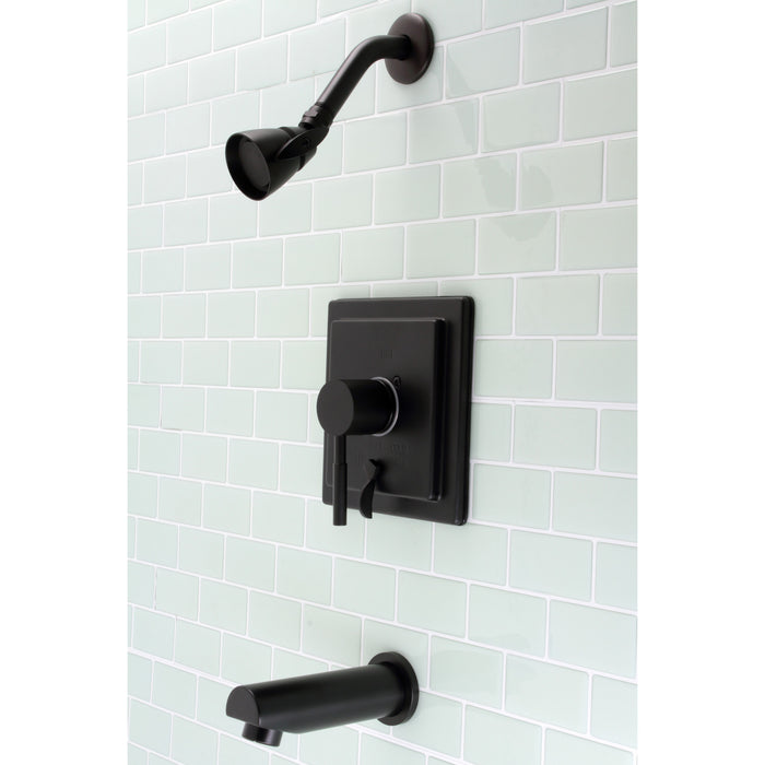 Kingston Sona KB86500DL - Concord Single-Handle Pressure Balanced Tub and Shower Faucet, Matte Black