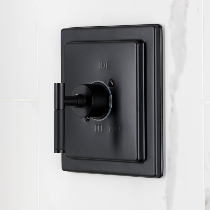 Kingston Kaiser KB8650CKLTO Single-Handle Pressure Balanced Tub Faucet, Matte Black