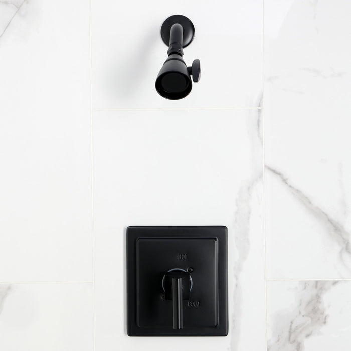 Kingston Sona KB8650CQLSO - Claremont Single-Handle Pressure Balanced Shower Faucet, Matte Black