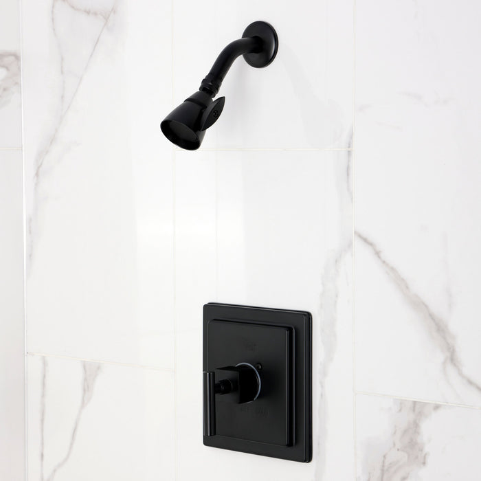 Kingston Sona KB8650CQLSO - Claremont Single-Handle Pressure Balanced Shower Faucet, Matte Black