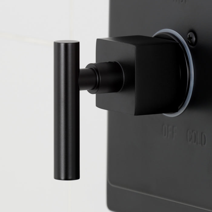 Kingston Sona KB8650CQLSO - Claremont Single-Handle Pressure Balanced Shower Faucet, Matte Black