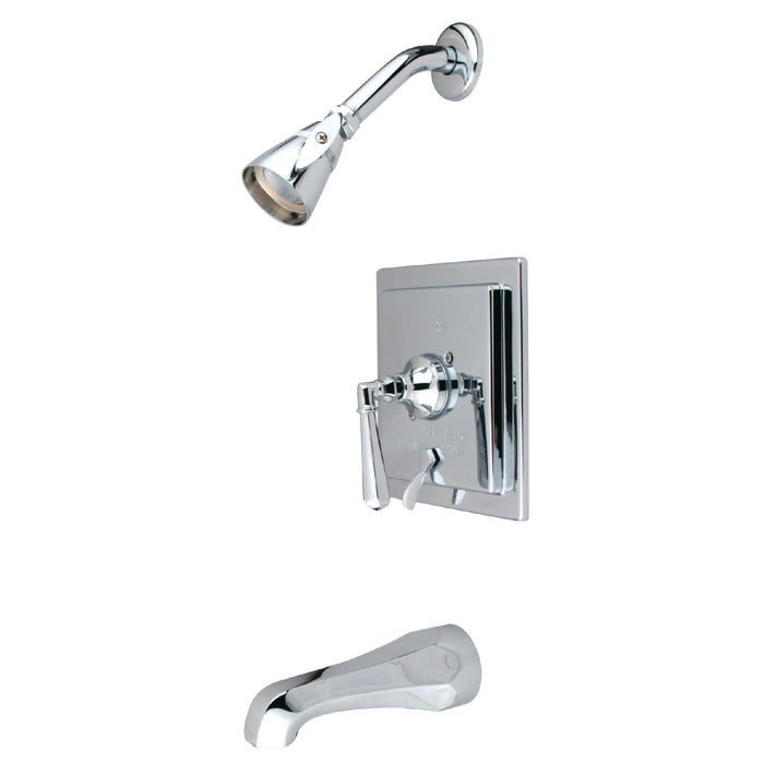 Kingston Tulare KB86514HL - Metropolitan Single-Handle Pressure Balanced Tub and Shower Faucet, Polished Chrome