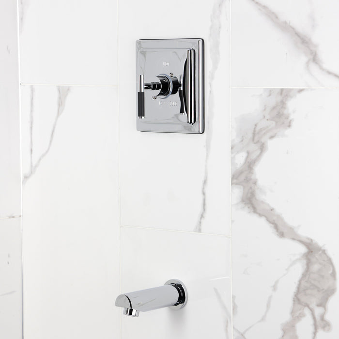Kingston Kaiser KB8651CKLTO Single-Handle Pressure Balanced Tub Faucet, Polished Chrome