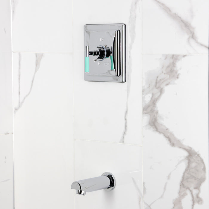 Kingston Kaiser KB8651CKLTO Single-Handle Pressure Balanced Tub Faucet, Polished Chrome