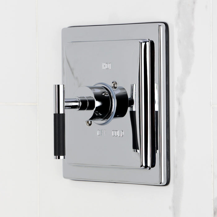 Kingston Kaiser KB8651CKLTO Single-Handle Pressure Balanced Tub Faucet, Polished Chrome