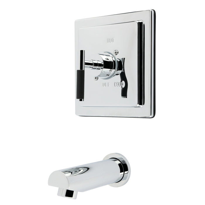 Kingston Kaiser KB8651CKLTO Single-Handle Pressure Balanced Tub Faucet, Polished Chrome
