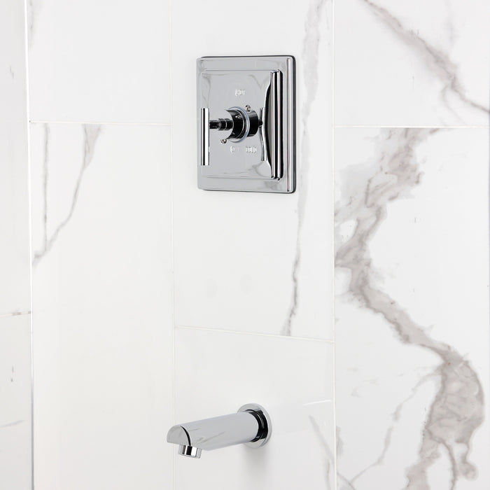 Kingston Manhattan KB8651CMLTO Single-Handle Pressure Balanced Tub Faucet, Polished Chrome