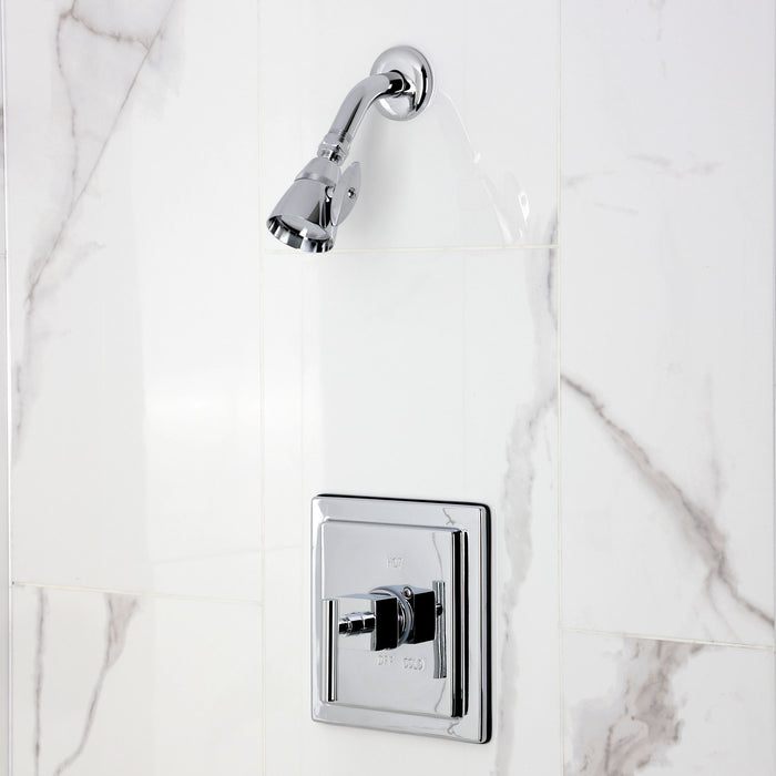 Kingston Sona KB8651CQLSO - Claremont Single-Handle Pressure Balanced Shower Faucet, Polished Chrome