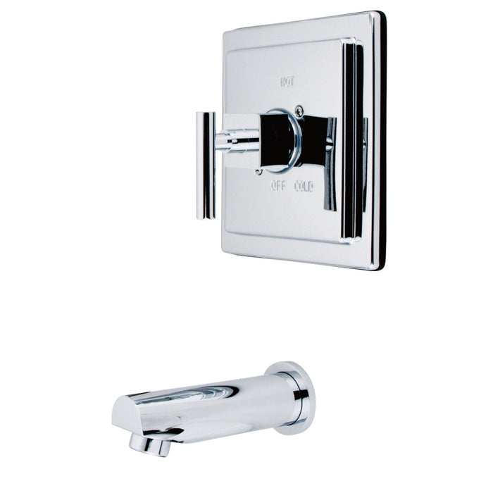 Kingston Sona KB8651CQLTTO Single-Handle Pressure Balanced Tub Faucet, Trim Only, Polished Chrome