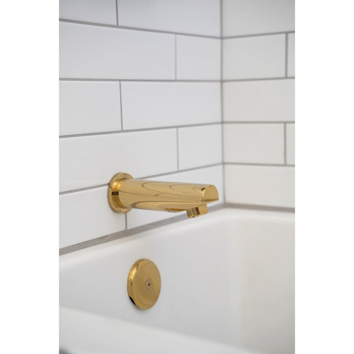 Kingston Sona KB86520CQL - Claremont Single-Handle Pressure Balanced Tub and Shower Faucet, Polished Brass