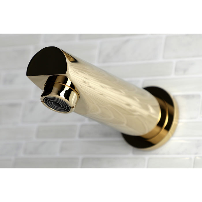 Kingston Sona KB86520DFL Single-Handle Pressure Balanced Tub and Shower Faucet, Polished Brass