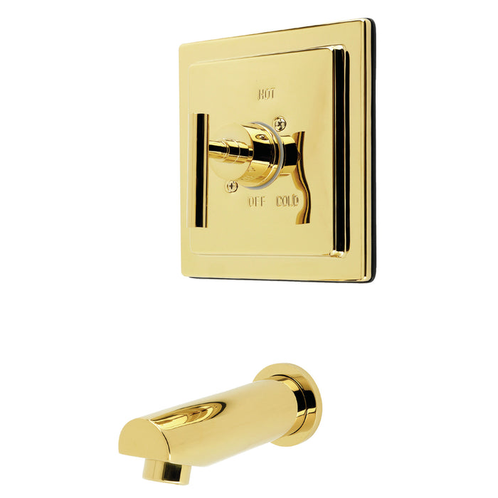 Kingston Manhattan KB8652CMLTO Single-Handle Pressure Balanced Tub Faucet, Polished Brass