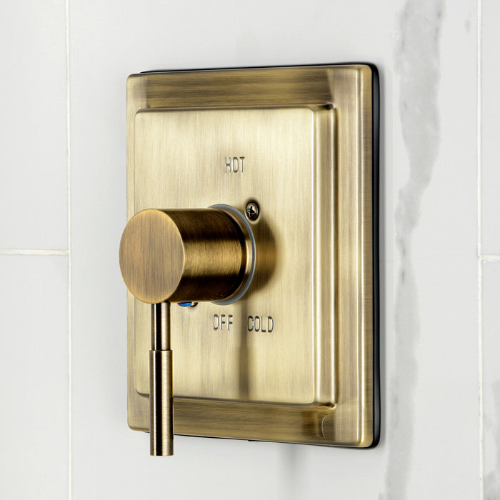 Kingston Concord KB8653DLTO Single-Handle Pressure Balanced Tub Faucet, Antique Brass