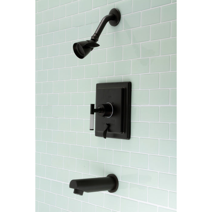 Kingston Sona KB86550CKL - Kaiser Single-Handle Pressure Balanced Tub and Shower Faucet, Oil Rubbed Bronze