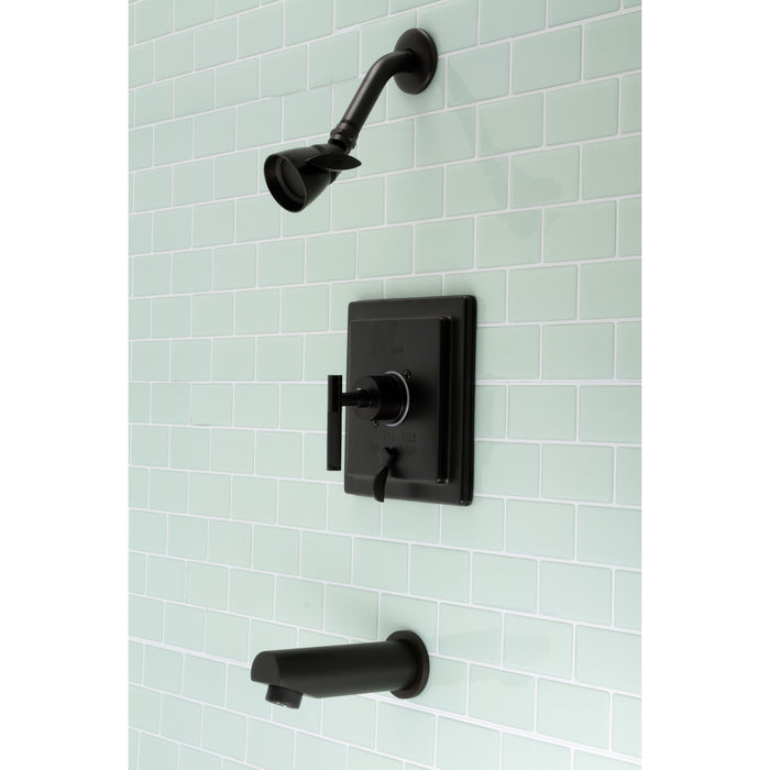 Kingston Sona KB86550CKL - Kaiser Single-Handle Pressure Balanced Tub and Shower Faucet, Oil Rubbed Bronze