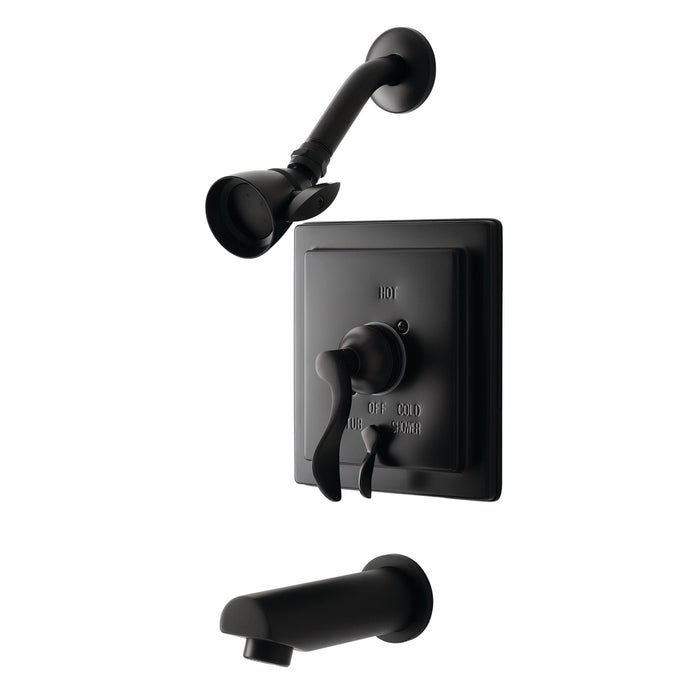 Kingston Sona KB86550DFL Single-Handle Pressure Balanced Tub and Shower Faucet, Oil Rubbed Bronze