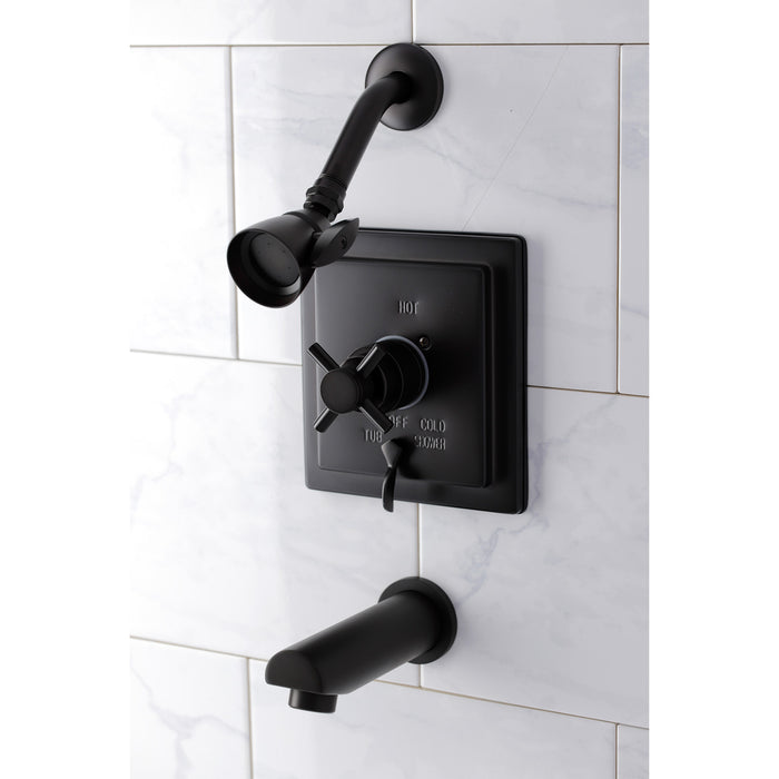 Kingston Sona KB86550DX Single-Handle Pressure Balanced Tub and Shower Faucet, Oil Rubbed Bronze