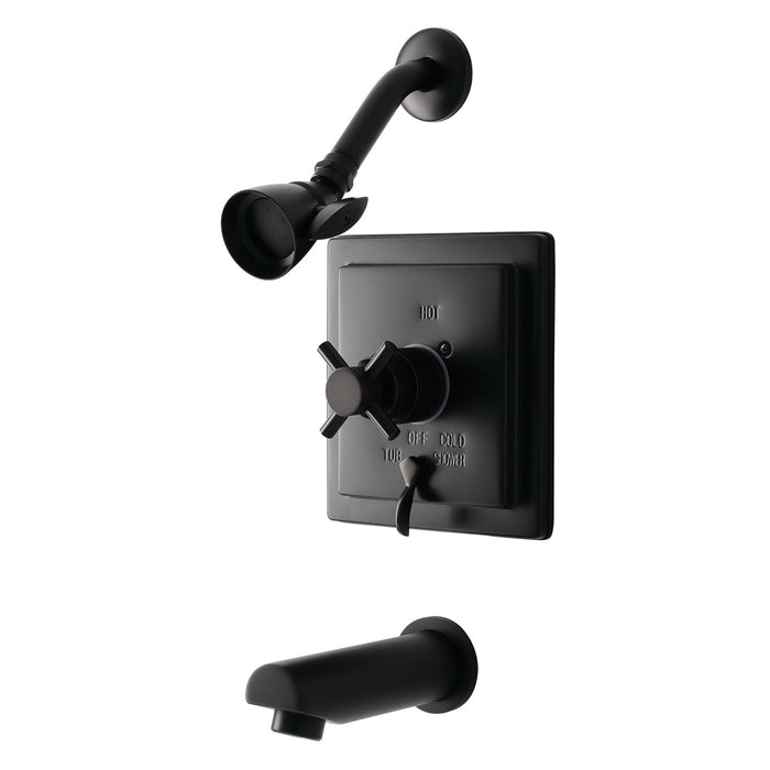 Kingston Sona KB86550DX Single-Handle Pressure Balanced Tub and Shower Faucet, Oil Rubbed Bronze