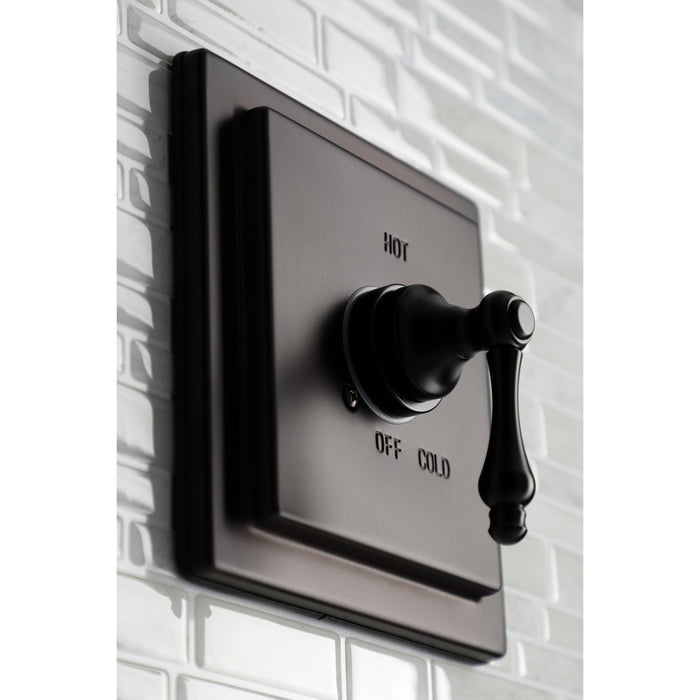 Kingston KB8655ALTLT Single-Handle Pressure Balanced Shower Faucet, Trim Only, Oil Rubbed Bronze